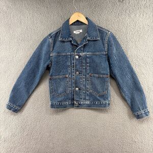 RE/DONE 60's Stoned Shrunken Denim Jacket size XS